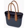O bag marine avec des anses longues orange brulé 