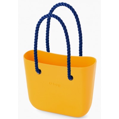 O bag monté avec des anses longues corde marine