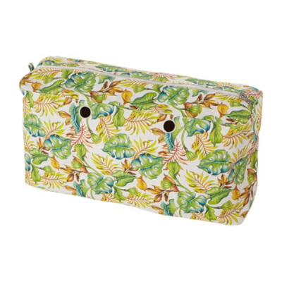 O bag beach .intérieur feuillage vert cèleri 