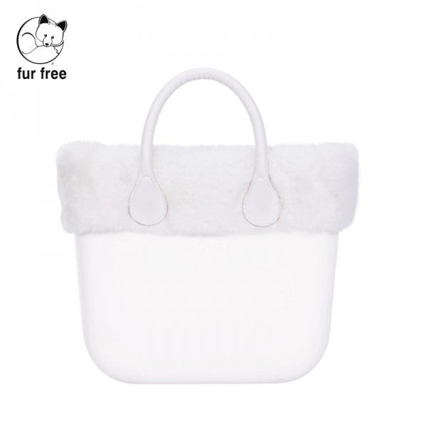 O bag .bordure fausse fourrure lapin