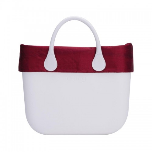 O bag .bordure soie sauvage