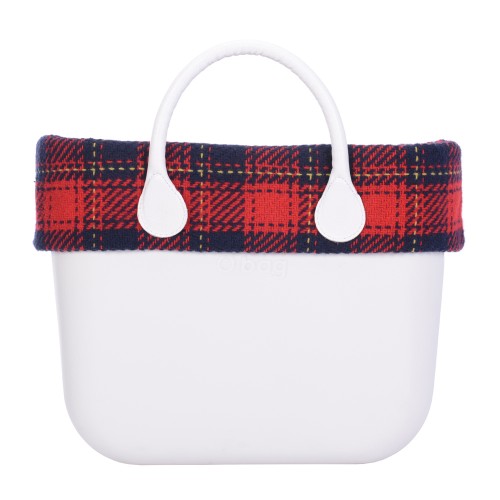 O bag .bordure tartan