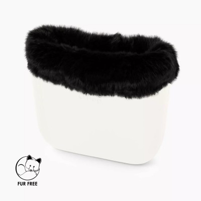 O bag .bordure fausse fourrure renard