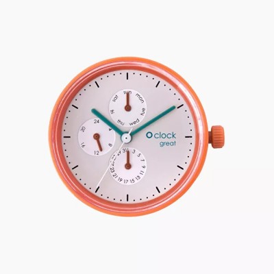 O clock great .cadran date couleur