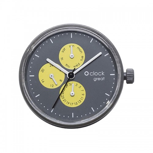 O clock great .cadran date fluo