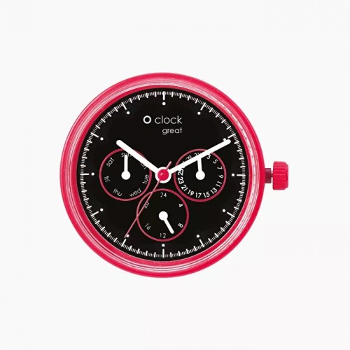O clock great .cadran date racing flashy