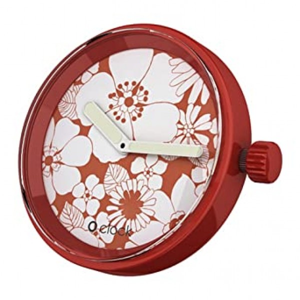 O clock .cadran fleurs