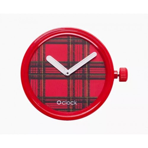 O clock .cadran tartan