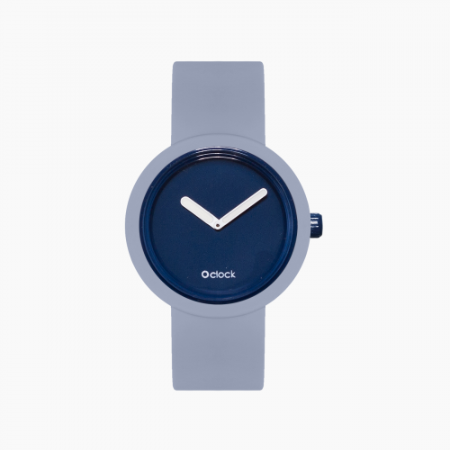 O clock .complète avec un cadran bleu marine