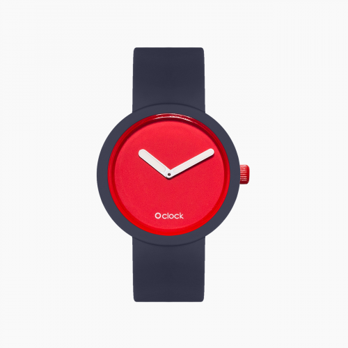 O clock .complète avec un cadran rouge